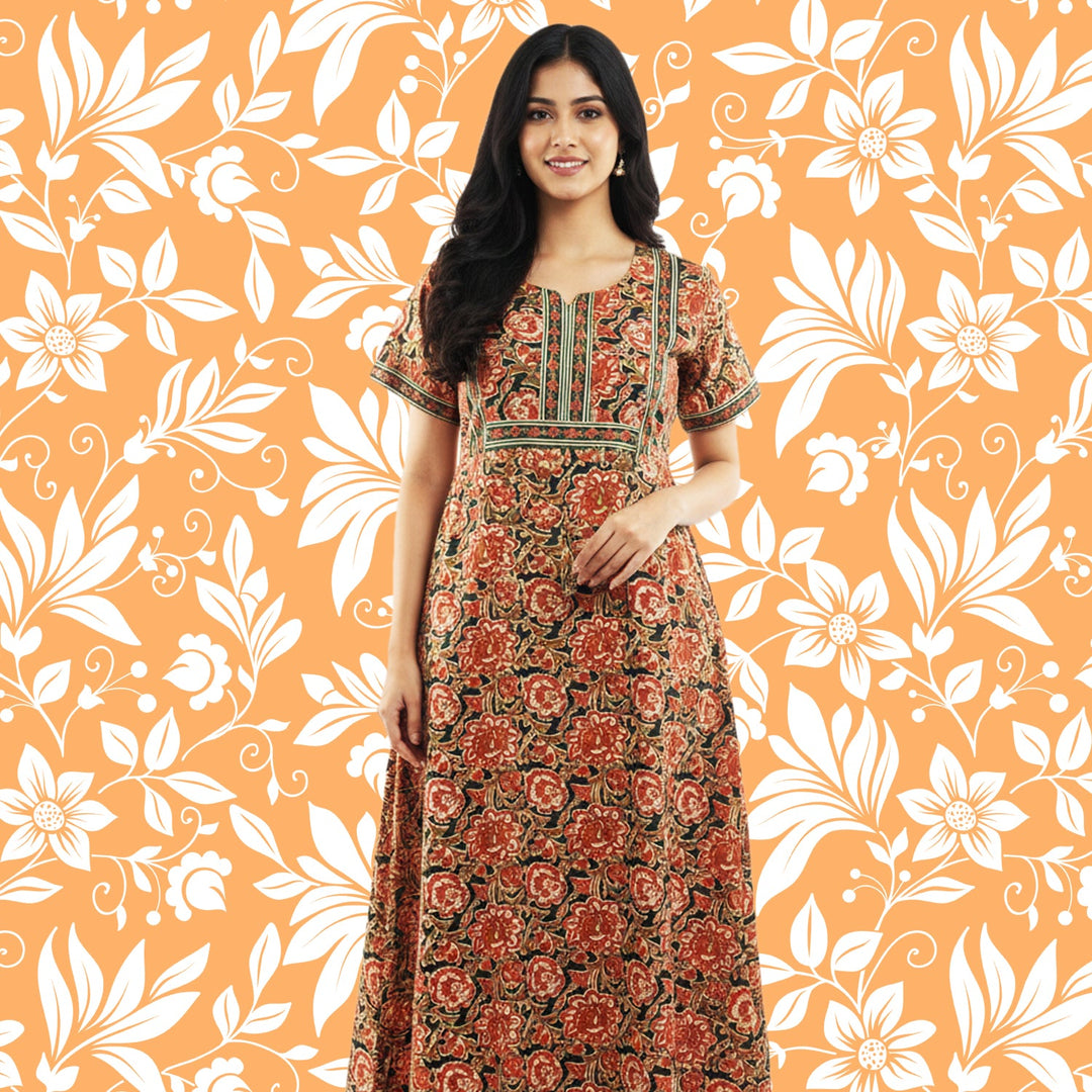 Jaipuri Feeding Border Maxi Smart Collection