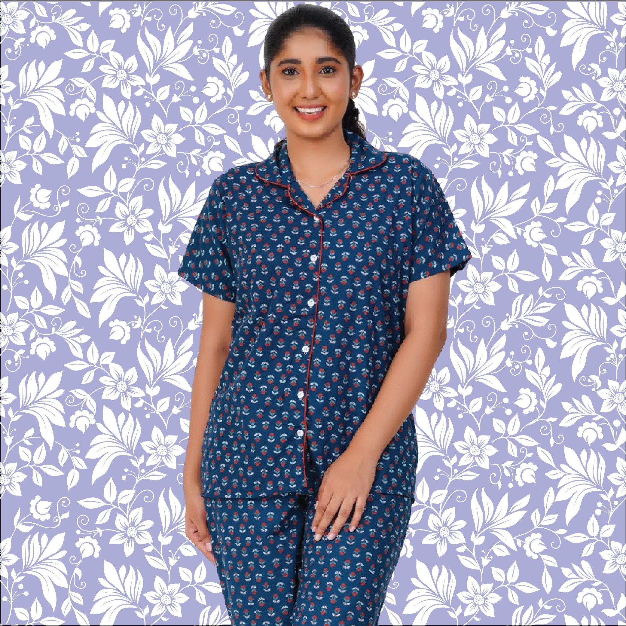 Button Co-ord Pyjama Set