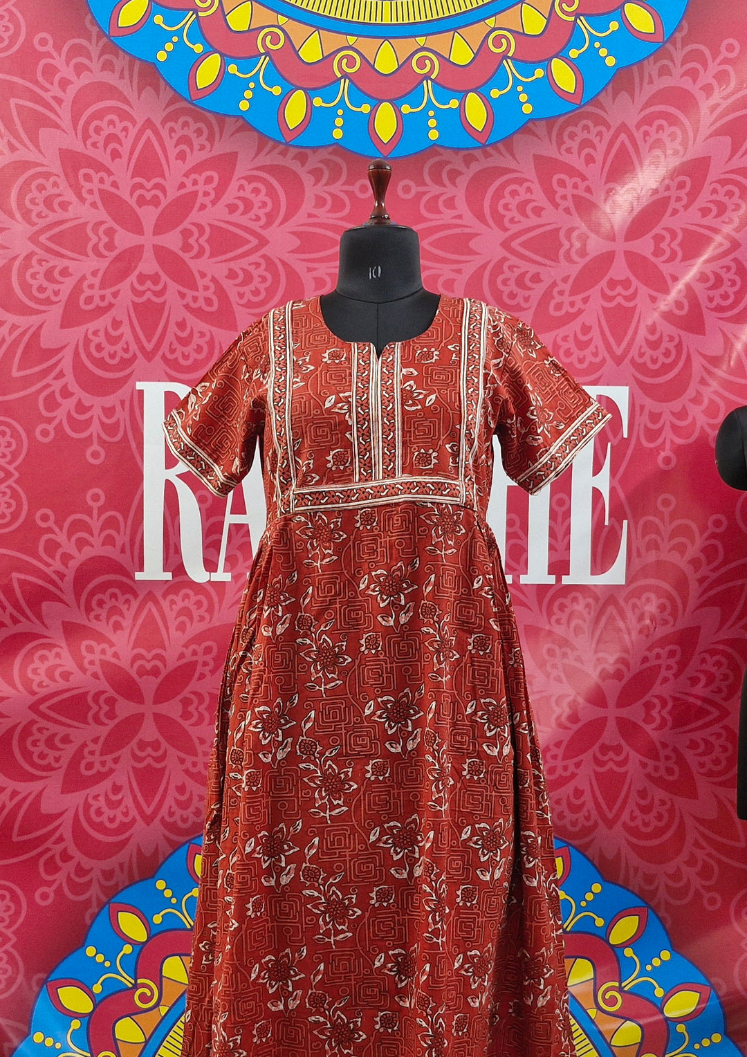 Jaipuri Border Maxi