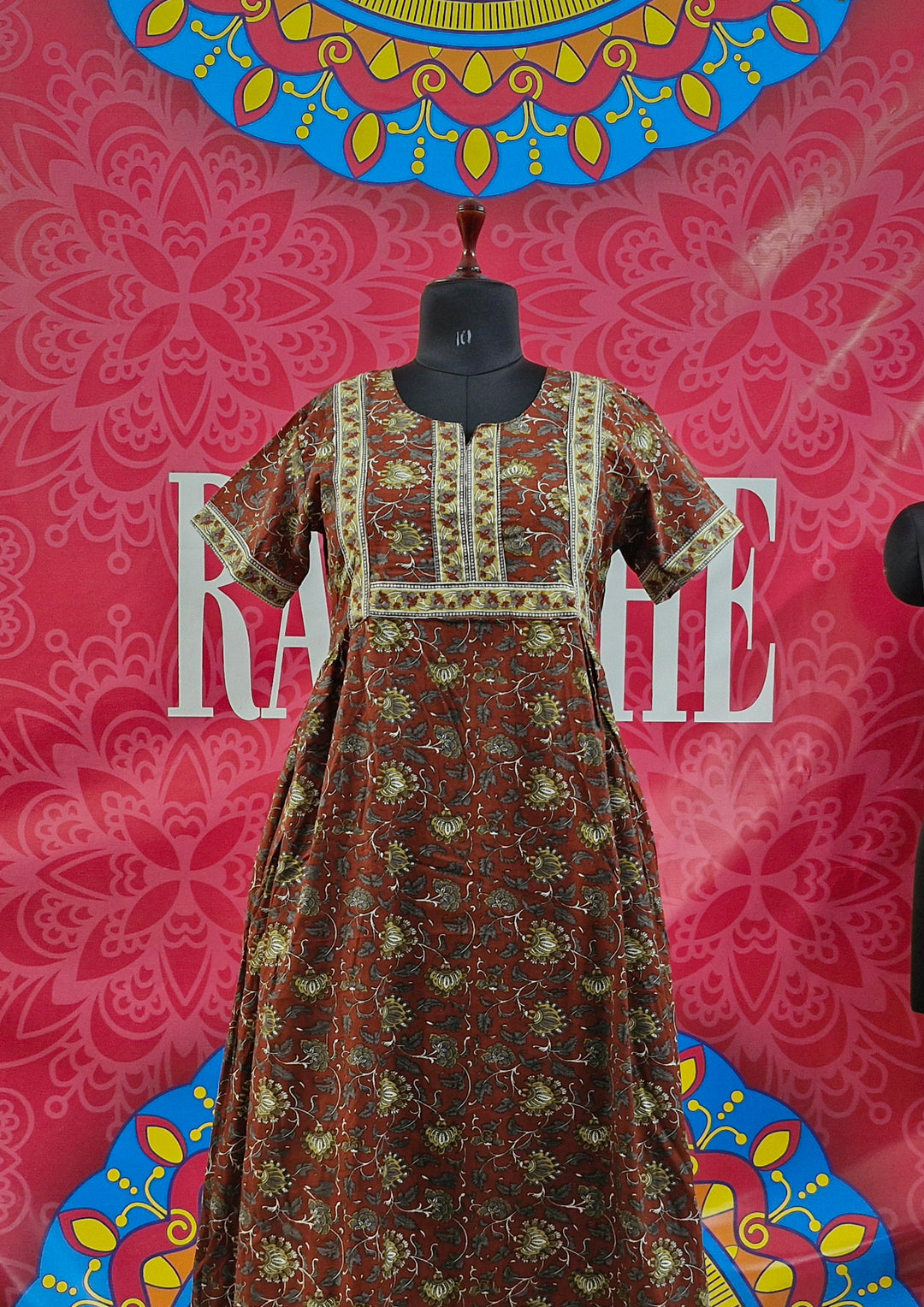 Jaipuri Border Maxi