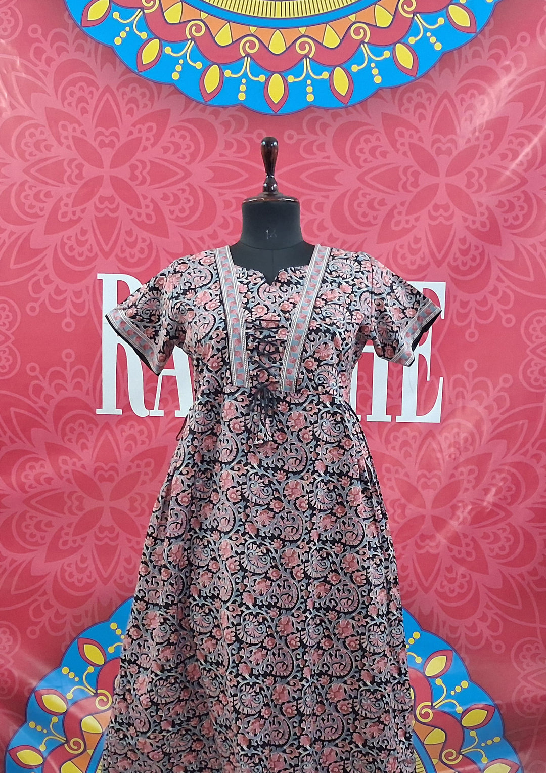 Jaipuri Tie Up Maxi