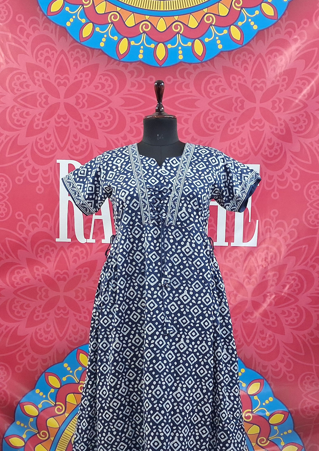 Jaipuri Tie Up Maxi