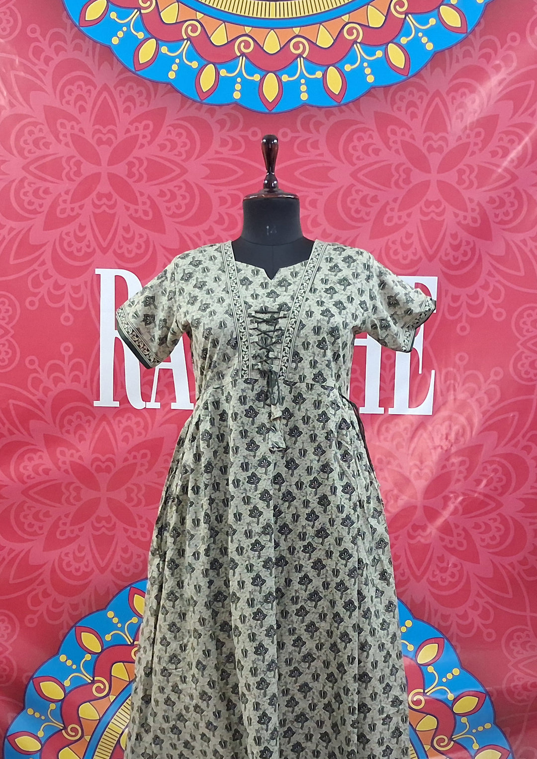 Jaipuri Tie Up Maxi