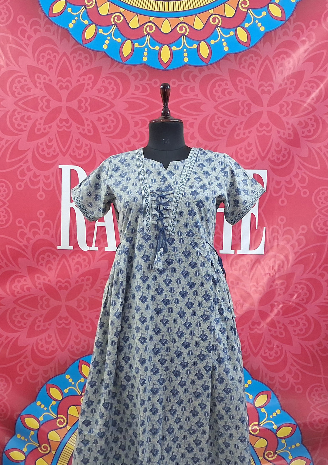 Jaipuri Tie Up Maxi