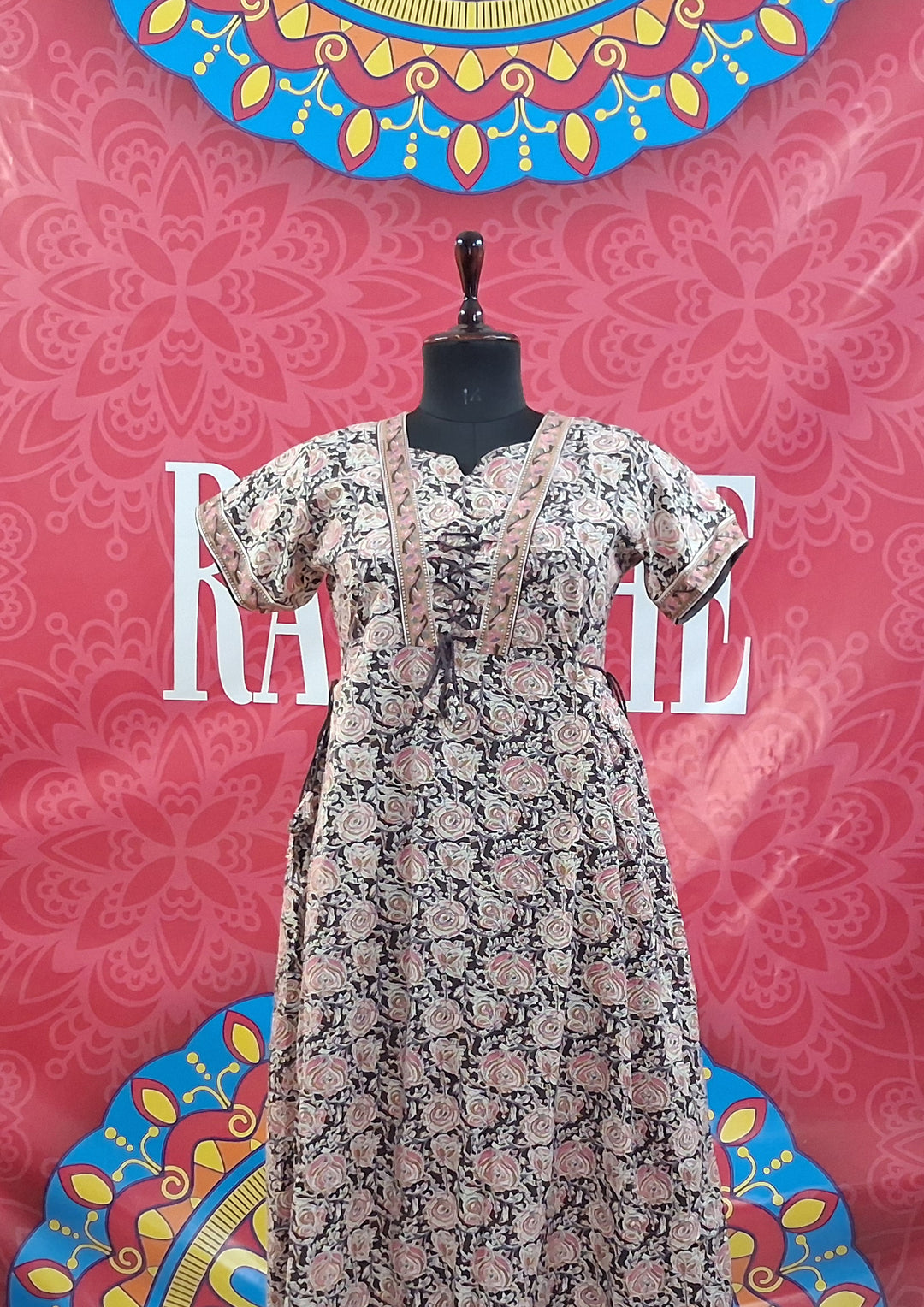 Jaipuri Tie Up Maxi