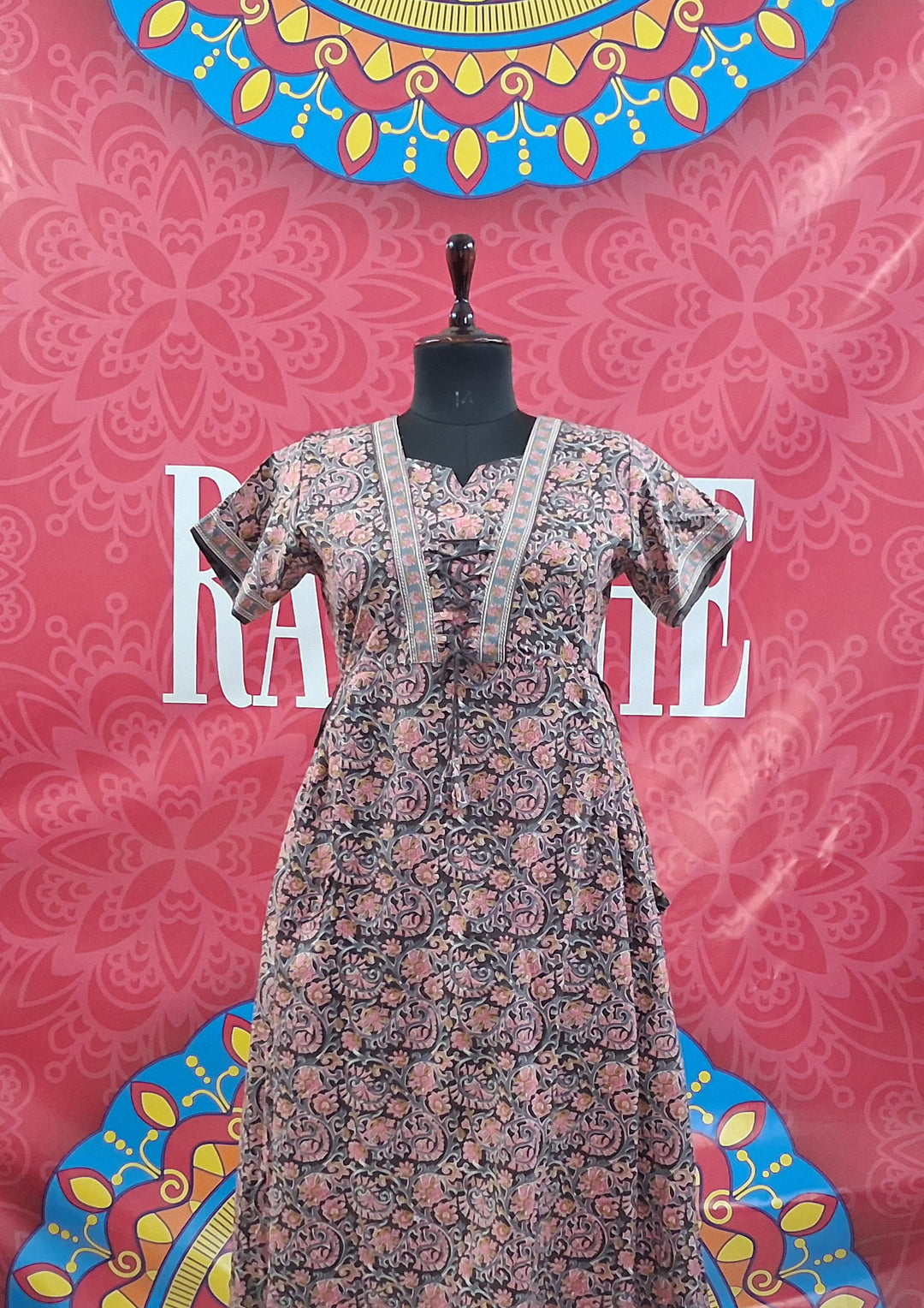 Jaipuri Tie Up Maxi