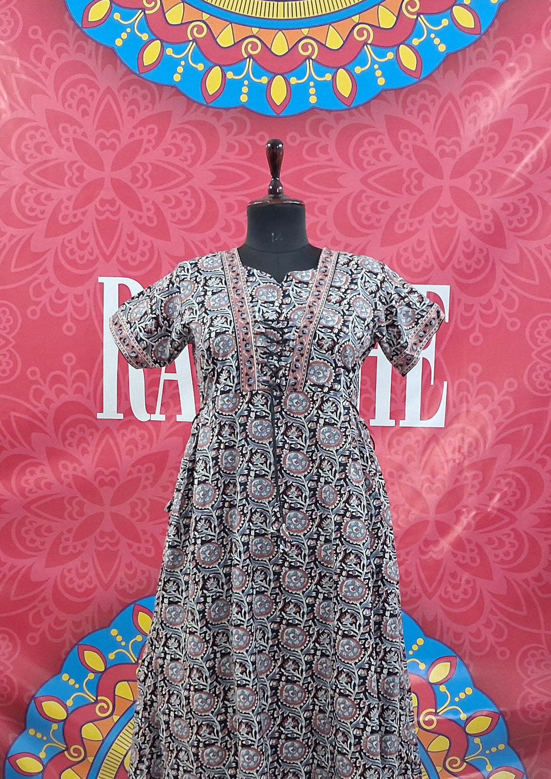 Jaipuri Tie Up Maxi