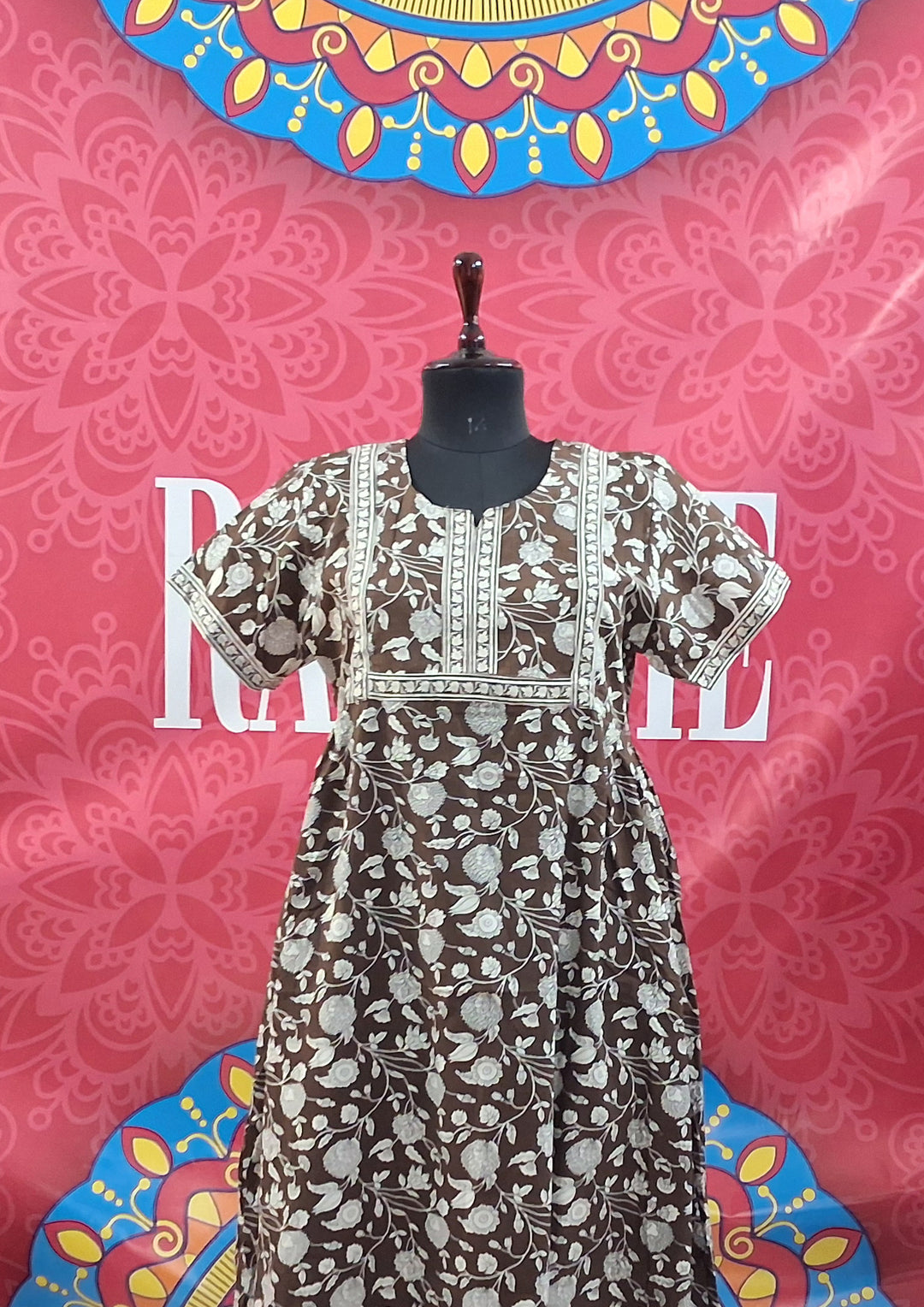 Jaipuri Border Maxi