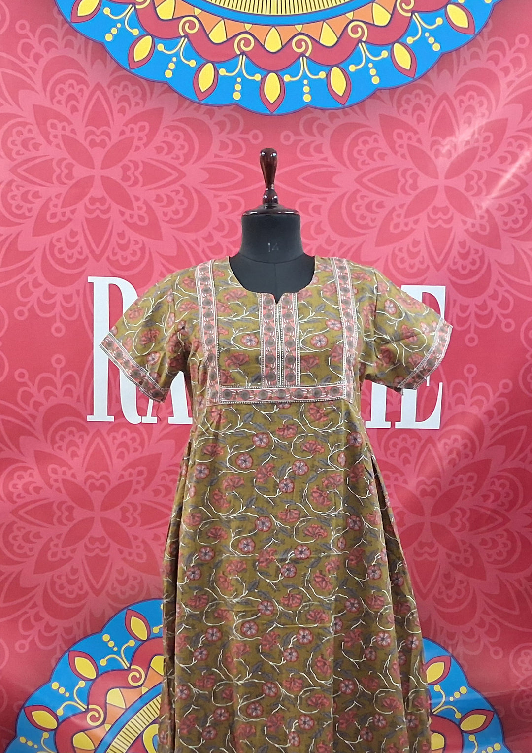 Jaipuri Border Maxi