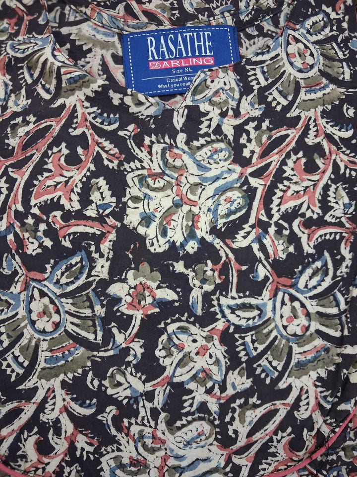 Kalamkari Waterfall Maxi