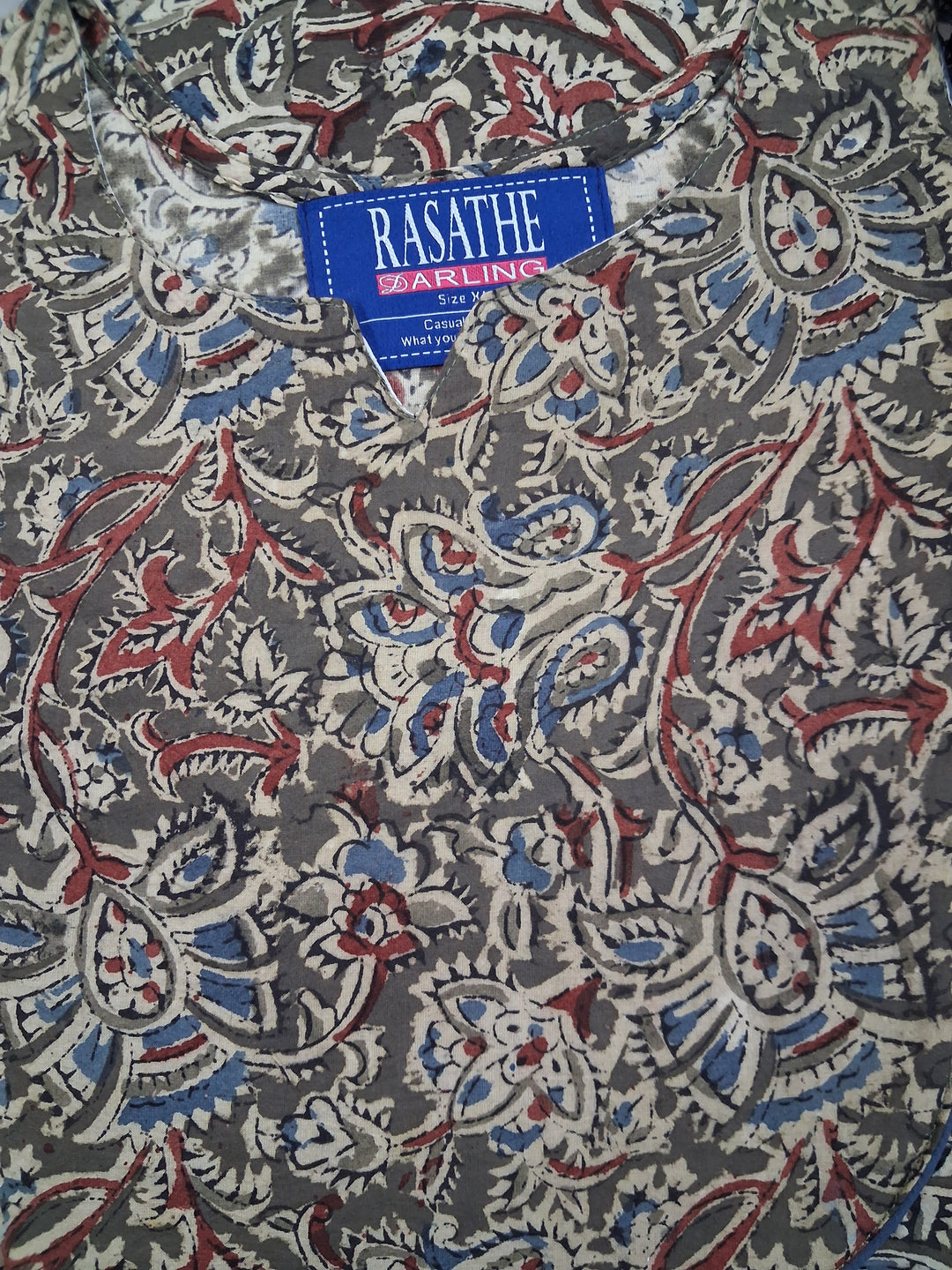 Kalamkari Waterfall Maxi