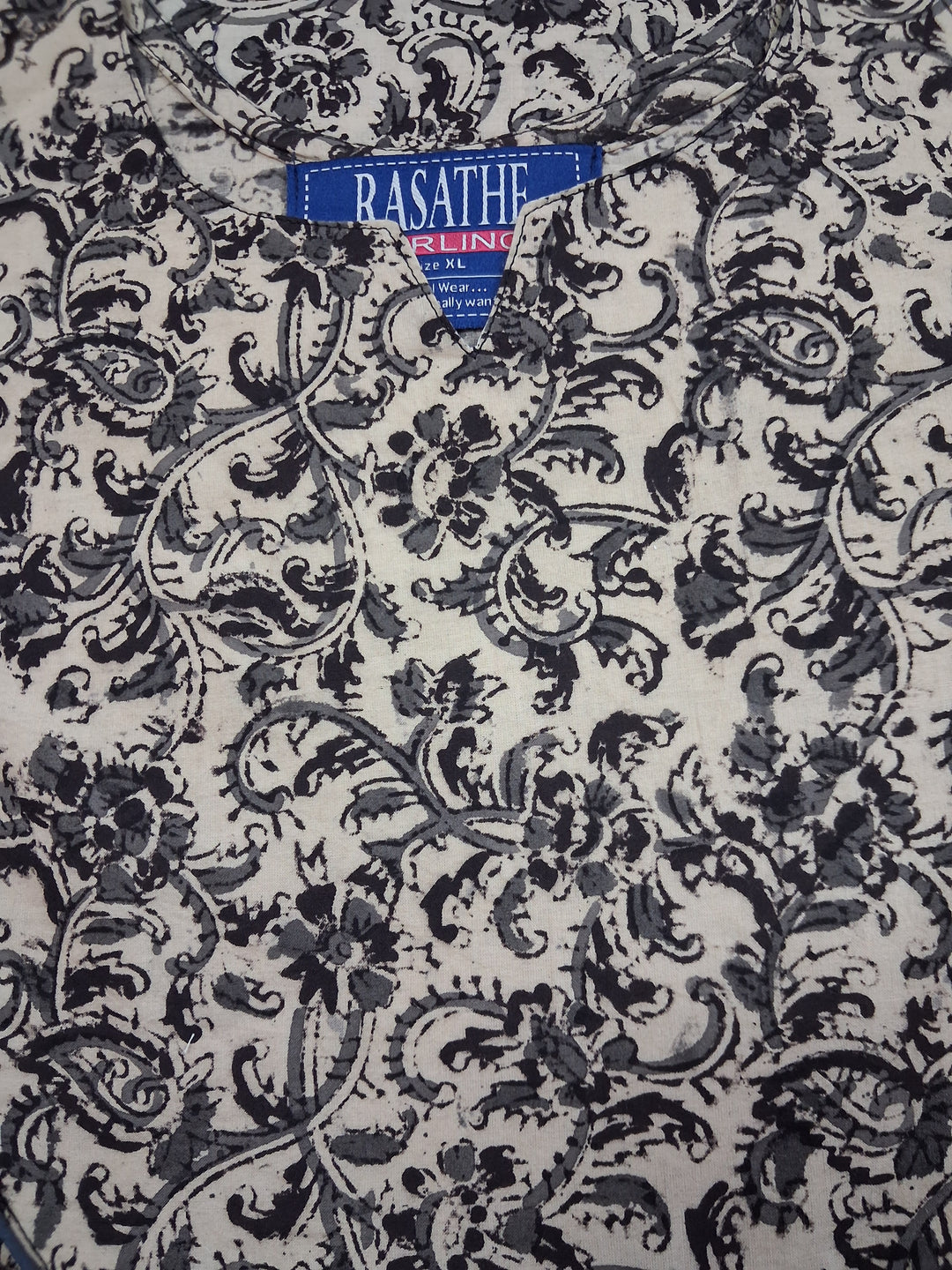 Kalamkari Waterfall Maxi