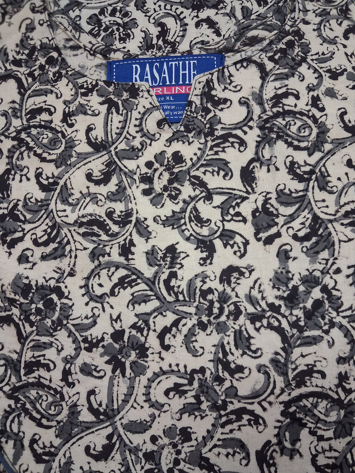 Kalamkari Waterfall Maxi