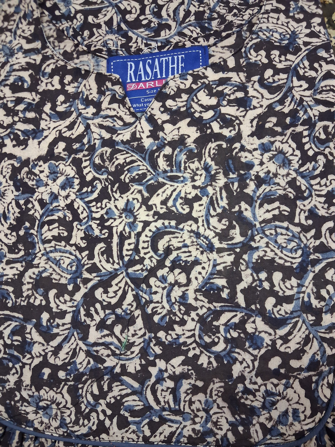 Kalamkari Waterfall Maxi