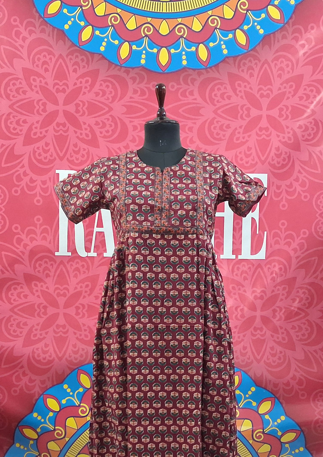 Jaipuri Border Maxi
