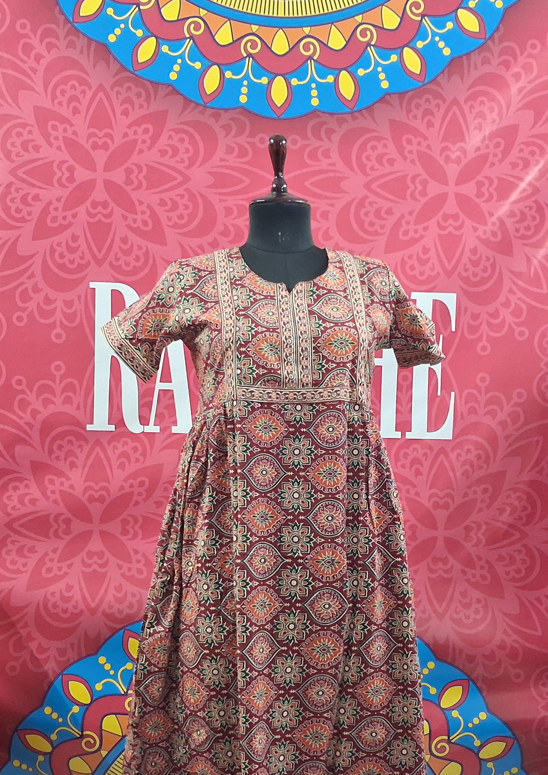Jaipuri Border Maxi