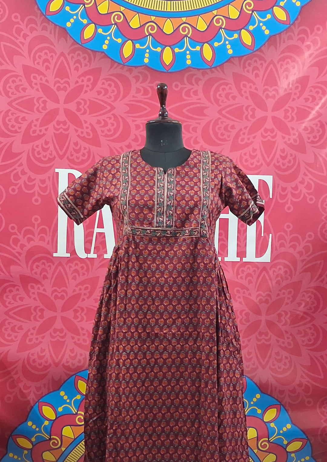 Jaipuri Border Maxi