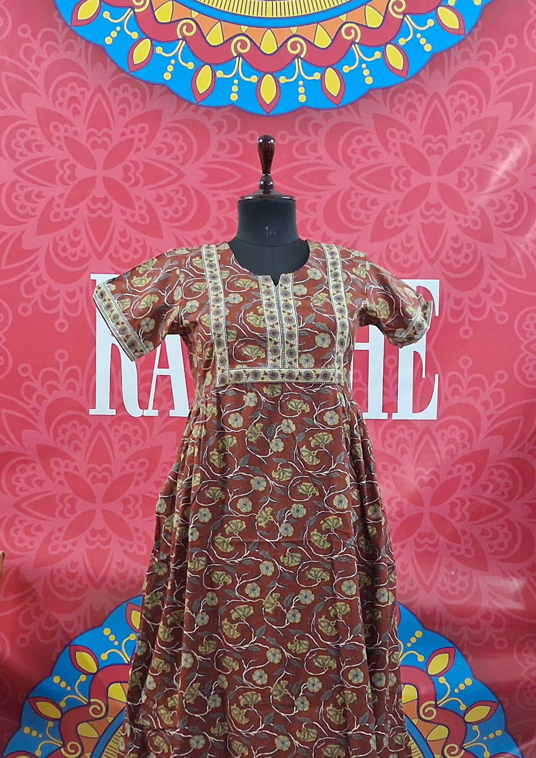 Jaipuri Border Maxi
