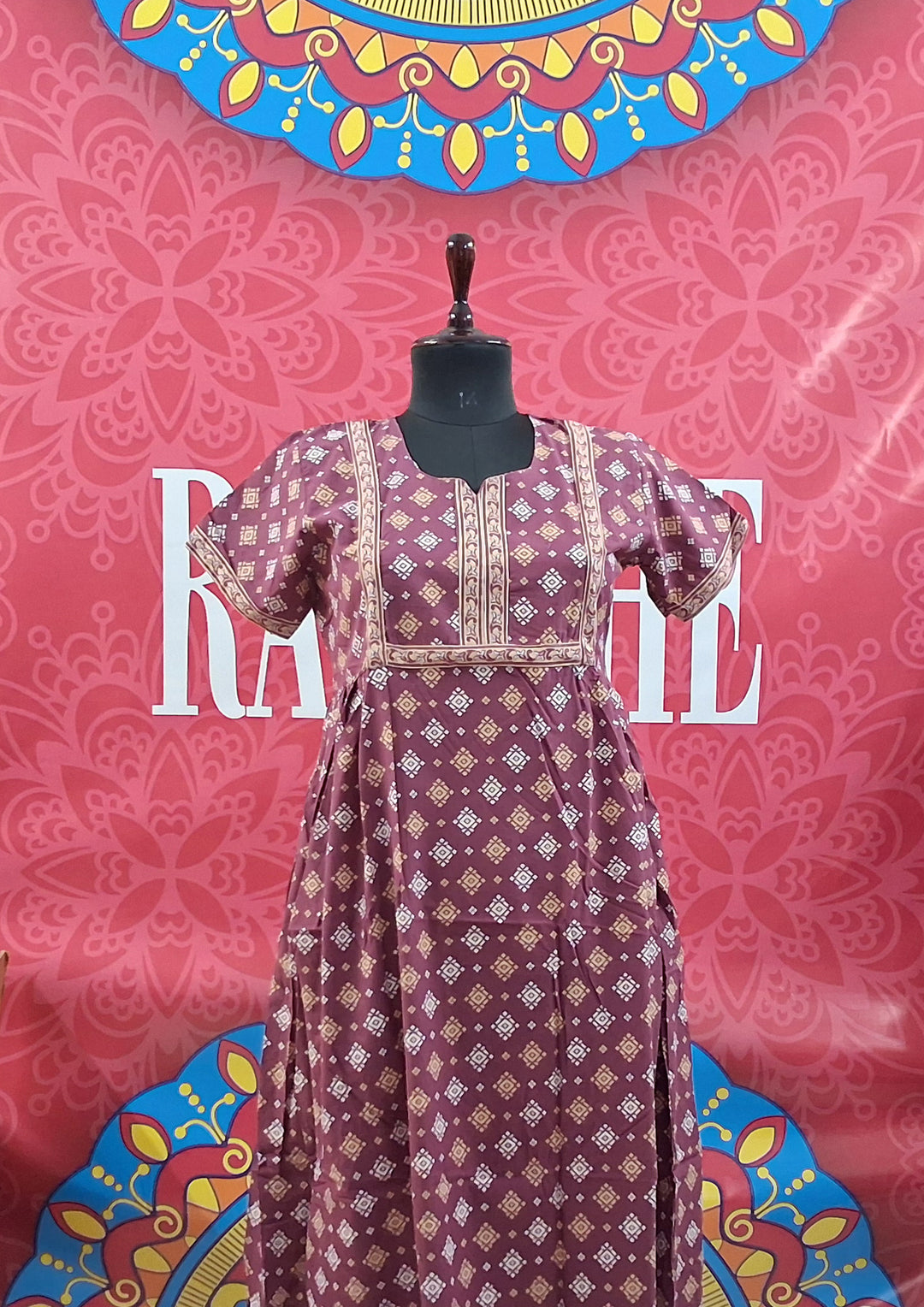 Jaipuri Border Maxi