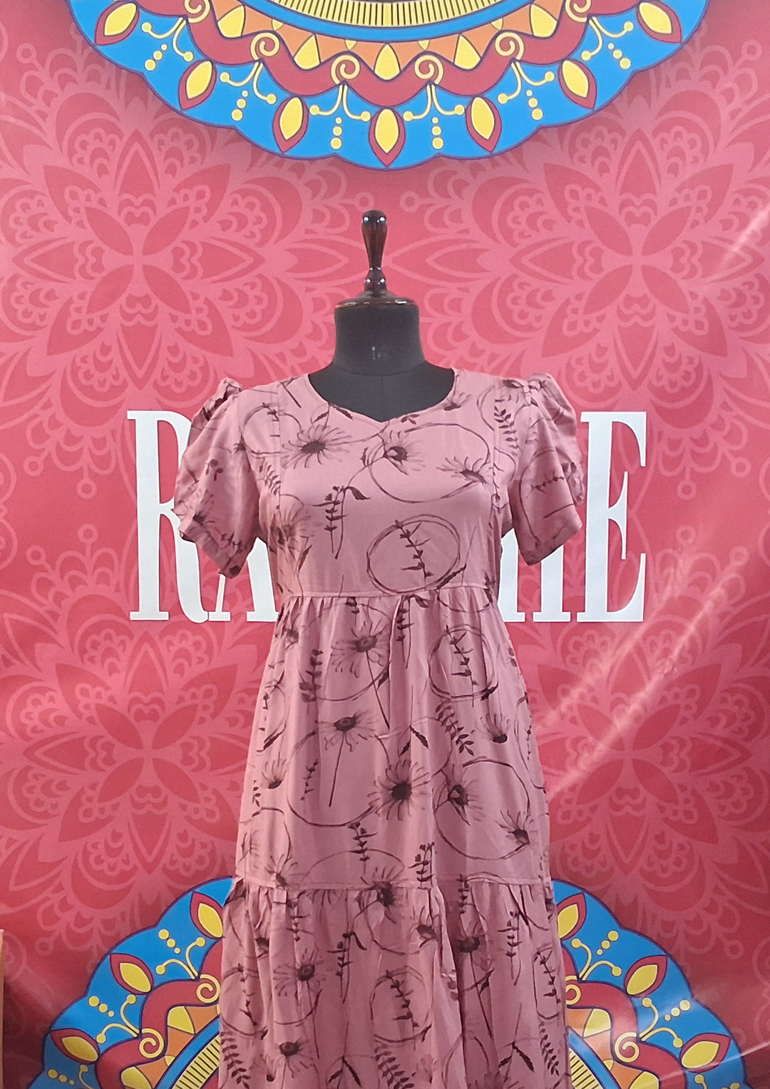 Tiered Rayon Maxi