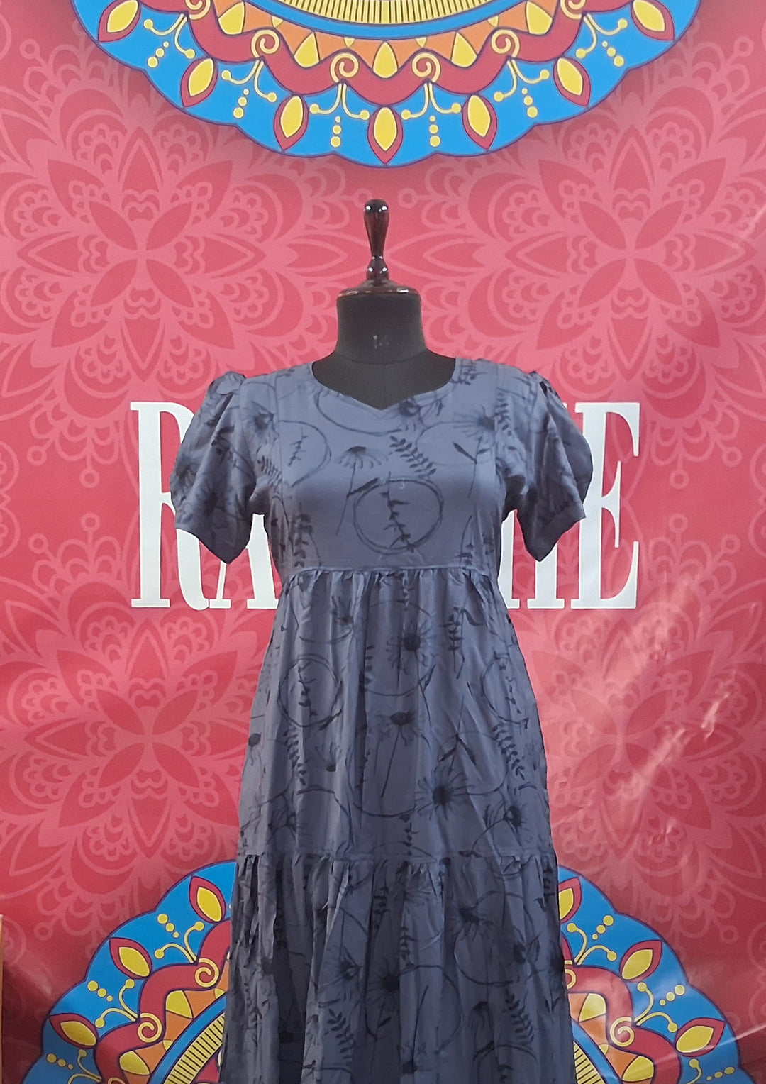 Tiered Rayon Maxi