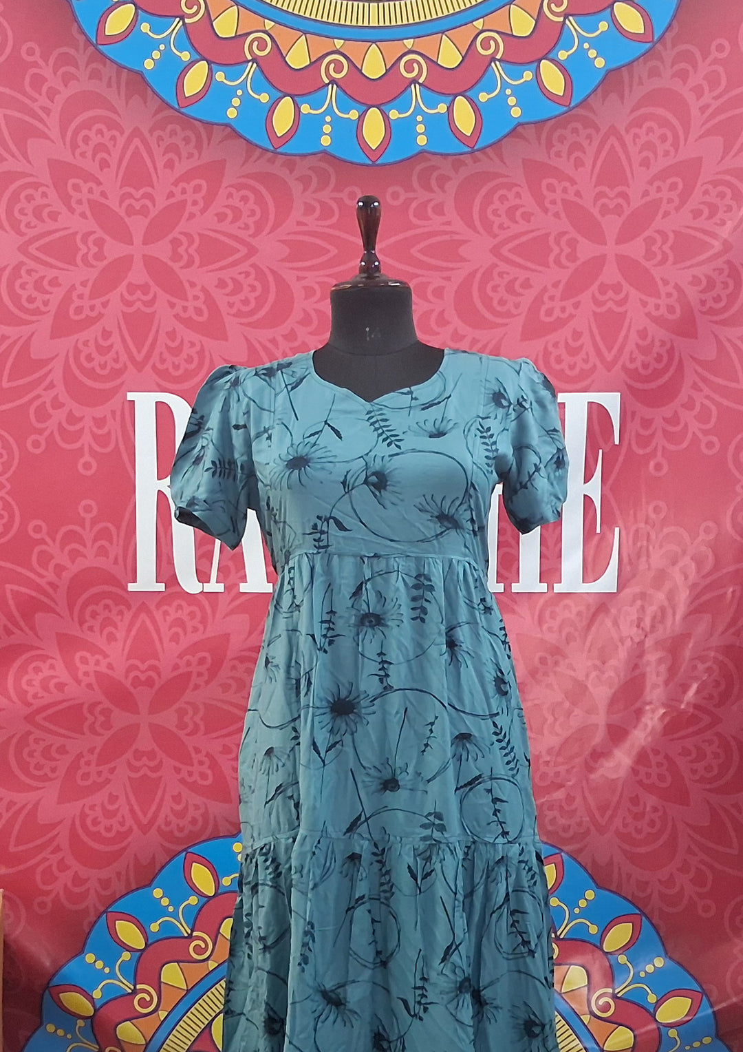 Tiered Rayon Maxi