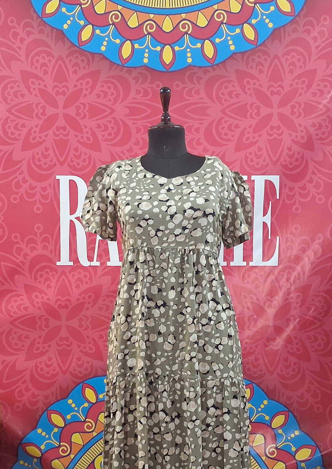 Tiered Rayon Maxi