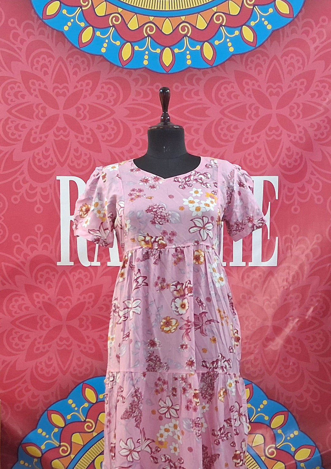 Tiered Rayon Maxi