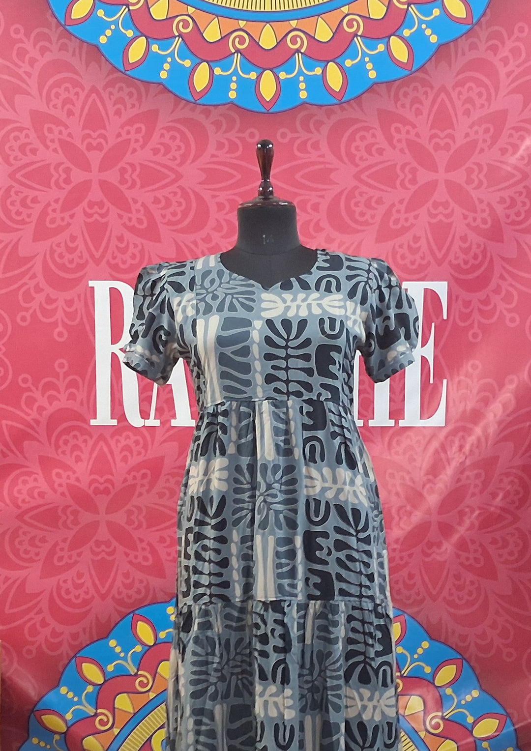 Tiered Rayon Maxi