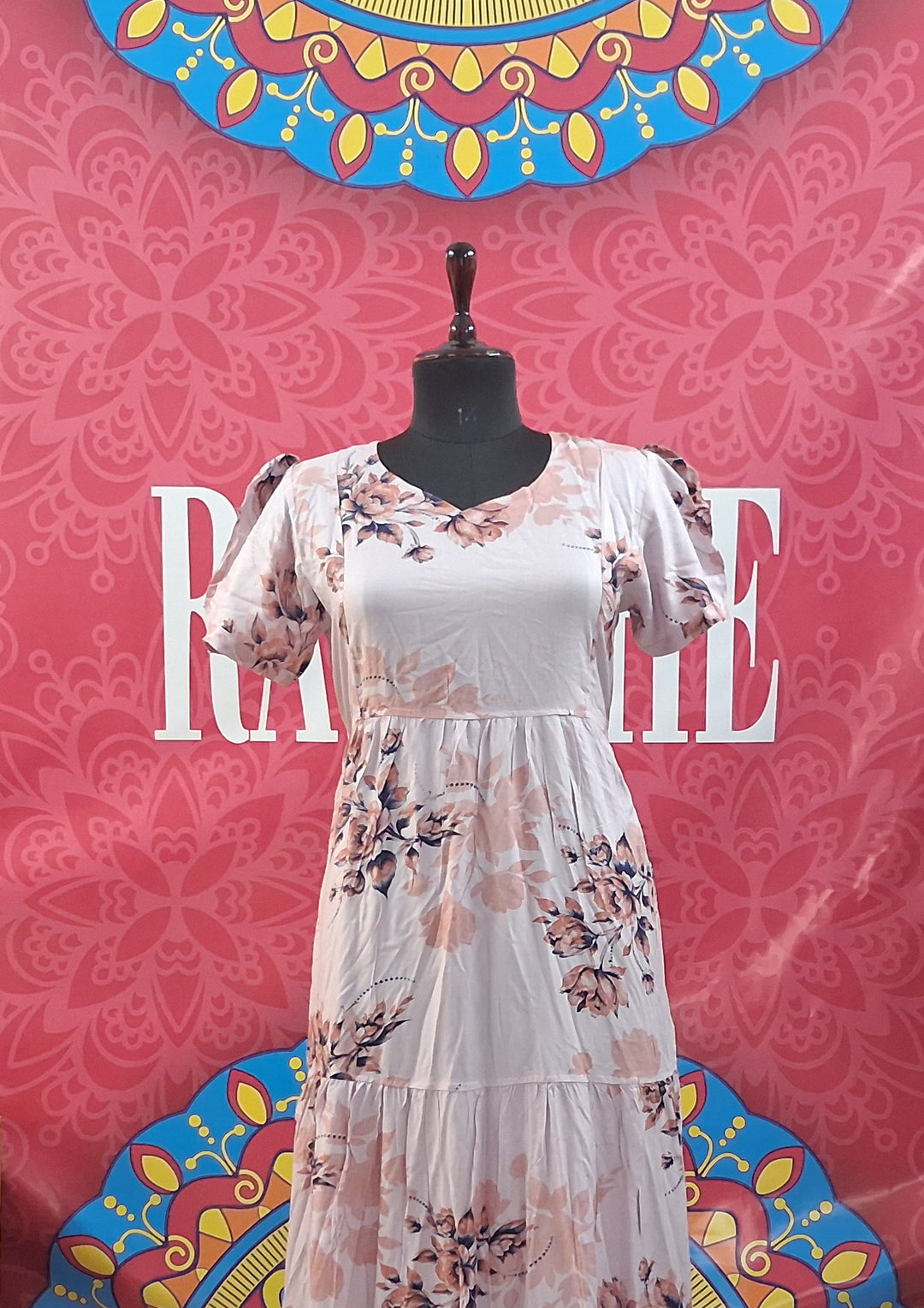 Tiered Rayon Maxi