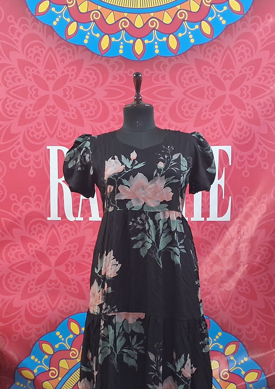 Tiered Rayon Maxi