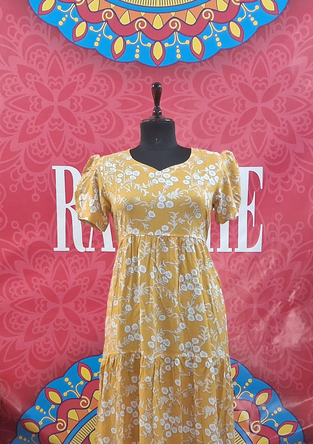 Tiered Rayon Maxi