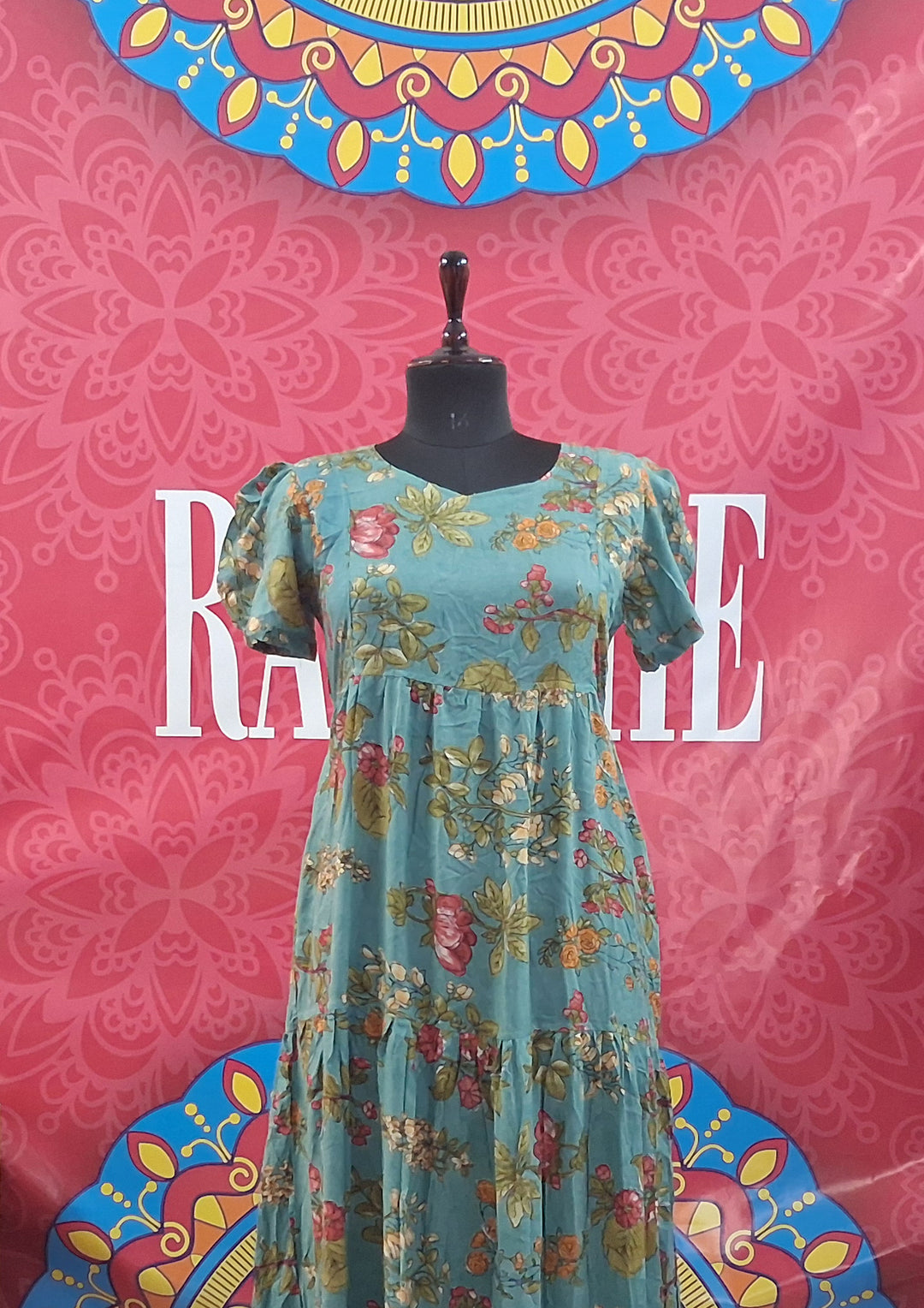 Tiered Rayon Maxi