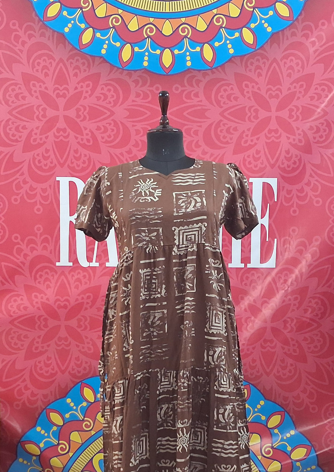 Tiered Rayon Maxi