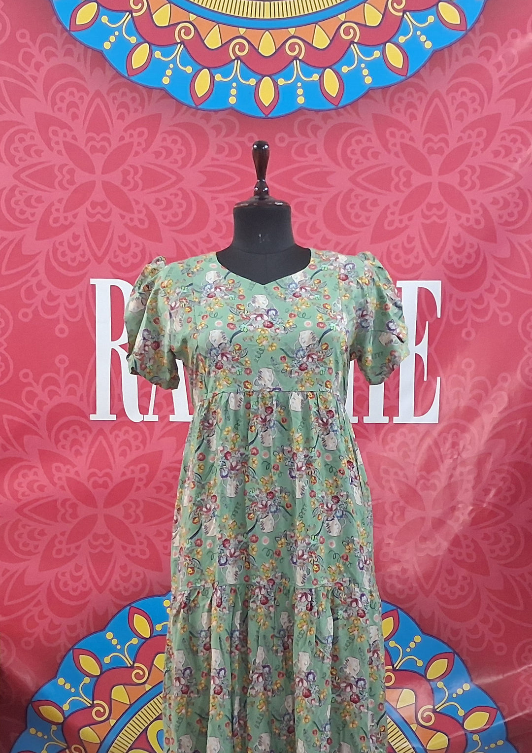 Tiered Rayon Maxi