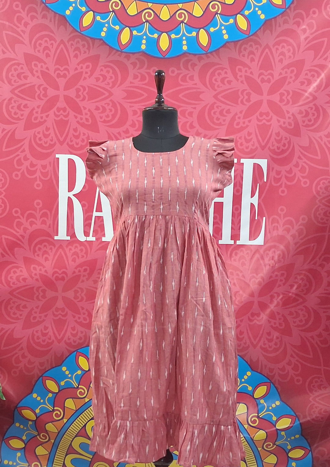 Ikkat Ruffle Frocks
