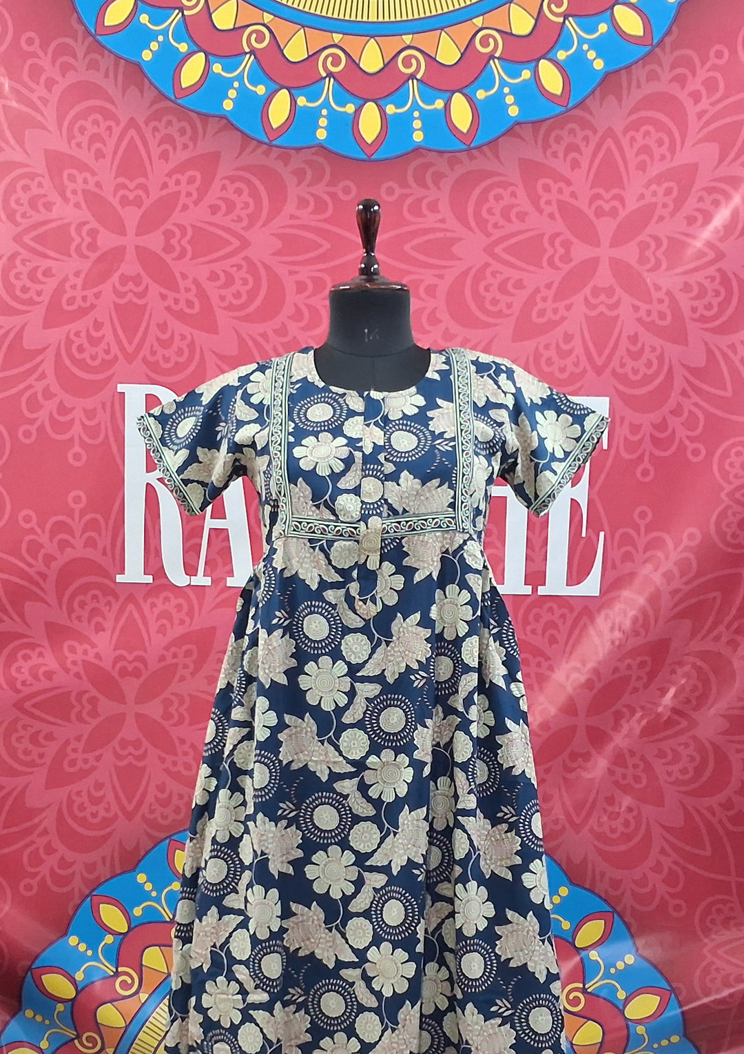 Jaipuri Border Maxi