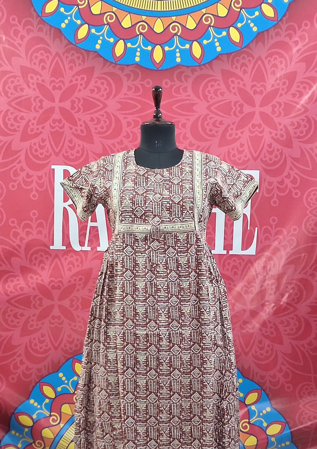 Jaipuri Border Maxi