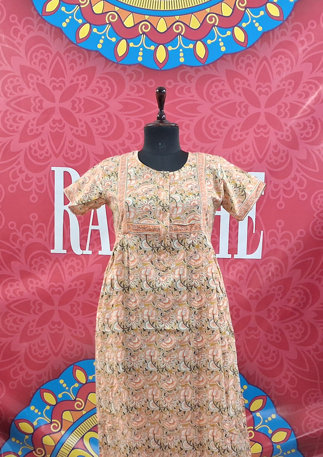 Jaipuri Border Maxi