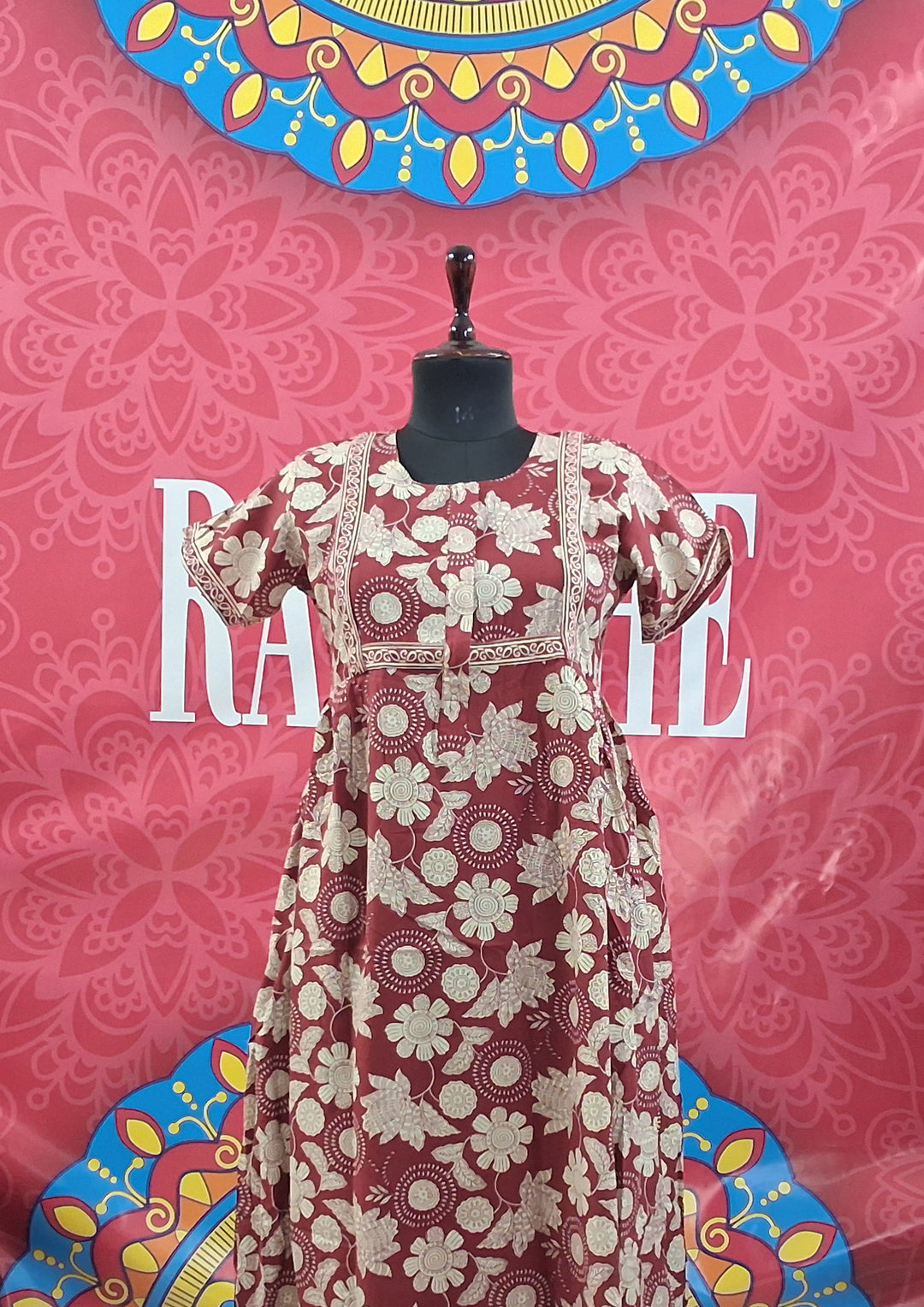 Jaipuri Border Maxi
