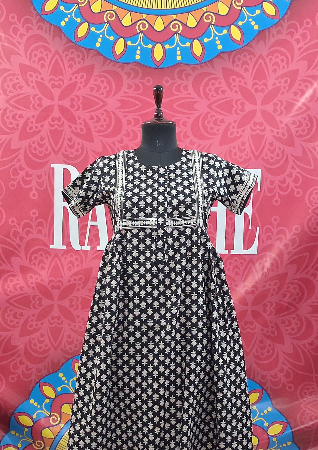 Jaipuri Border Maxi