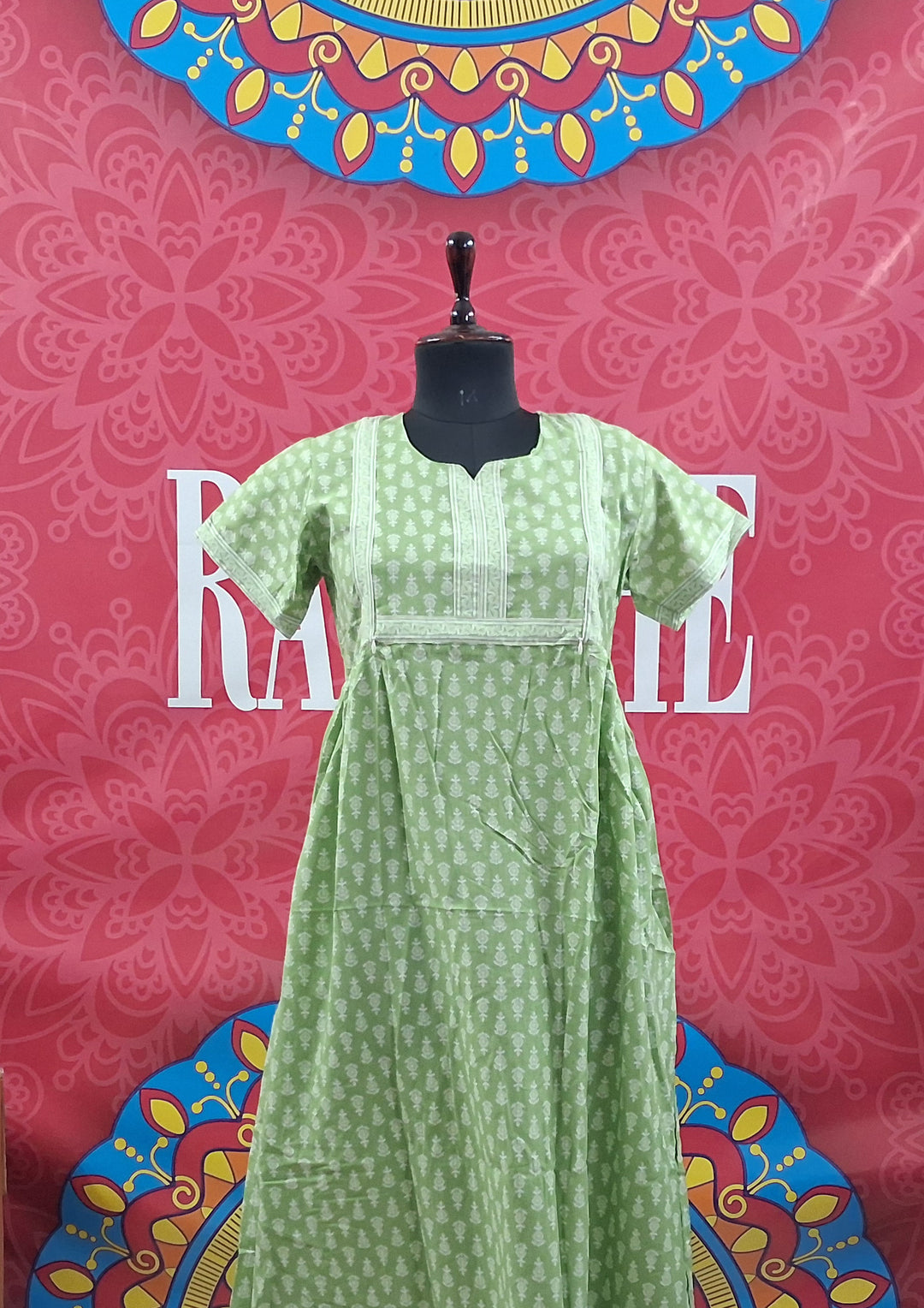 New Jaipuri Feeding Border Maxi