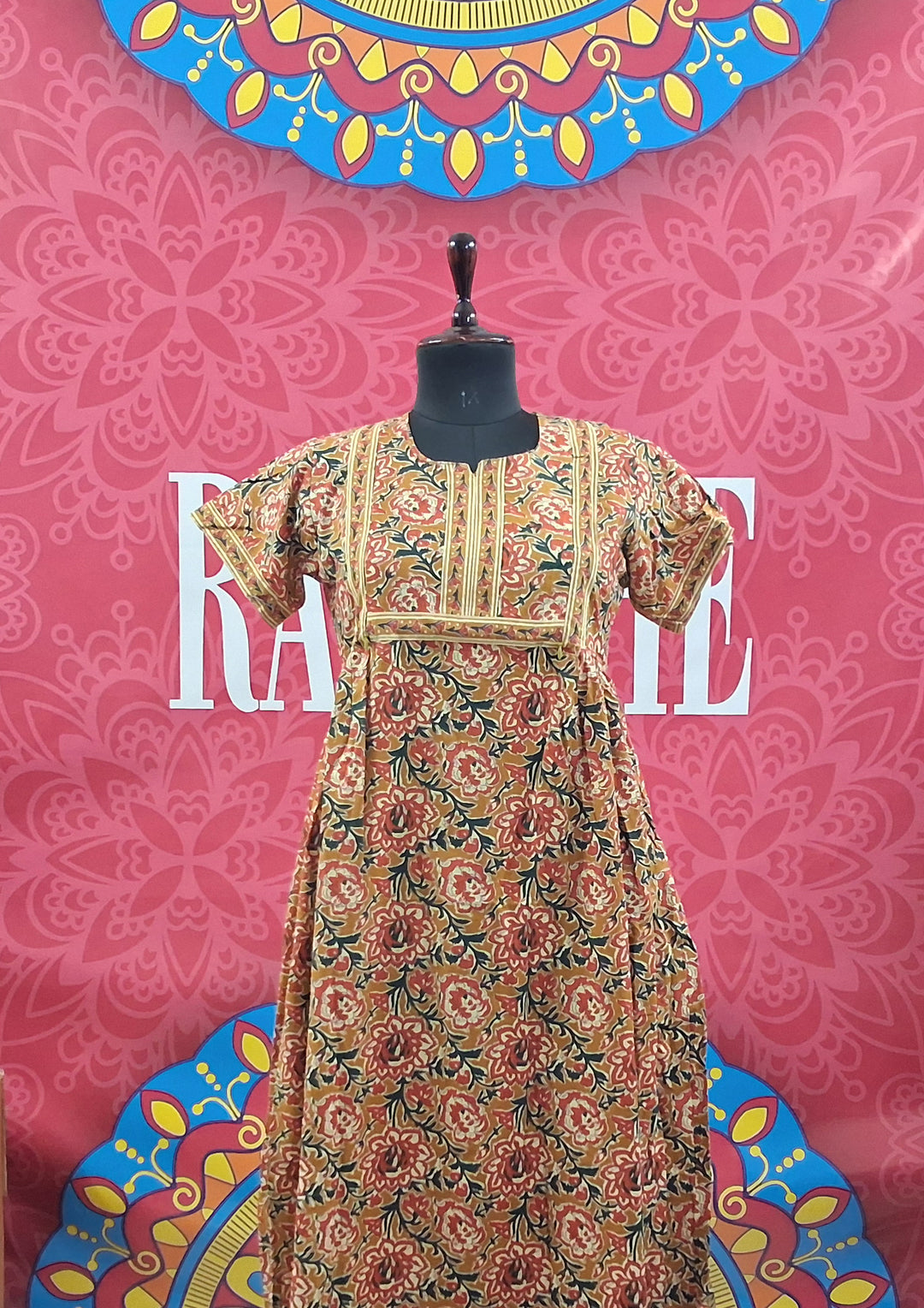 New Jaipuri Feeding Border Maxi