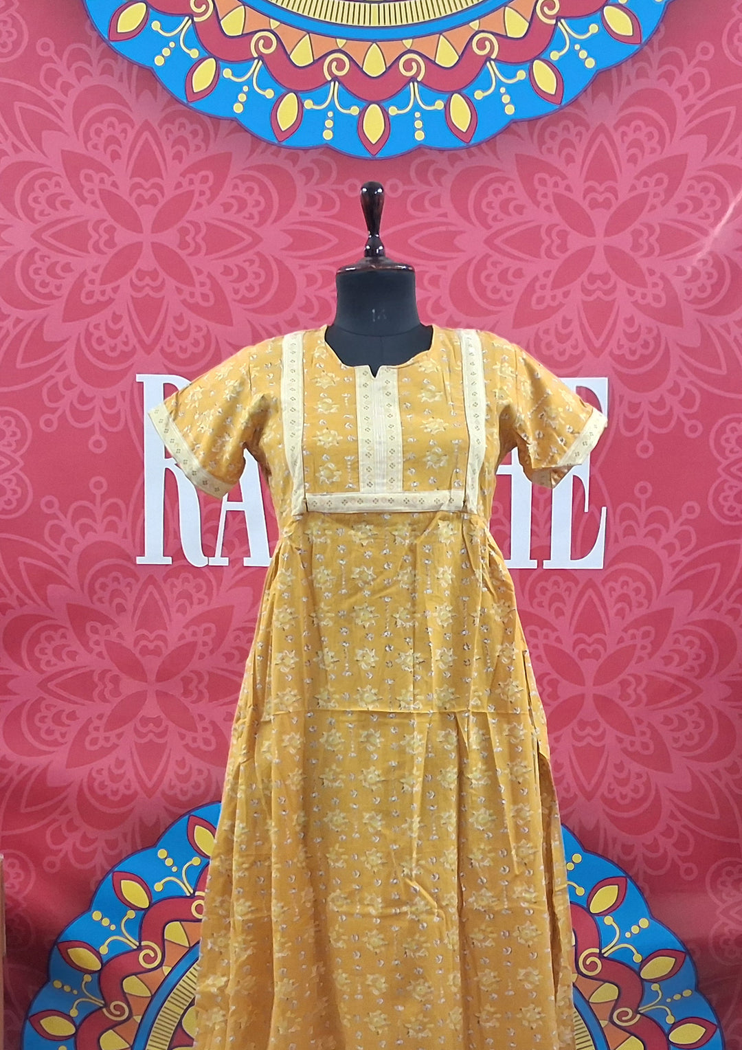 New Jaipuri Feeding Border Maxi