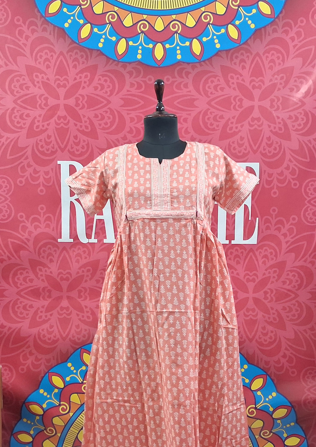 New Jaipuri Feeding Border Maxi