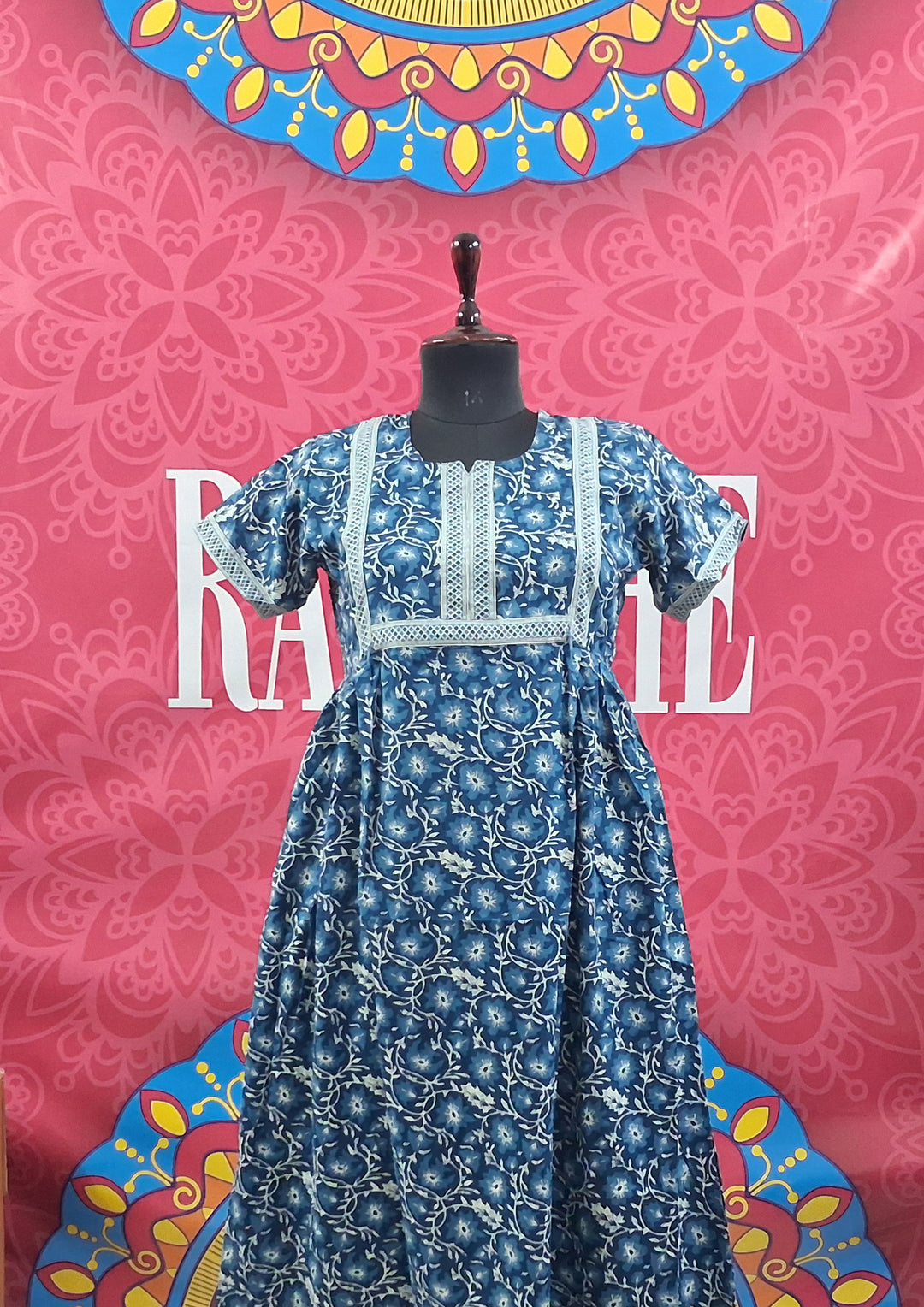 New Jaipuri Feeding Border Maxi