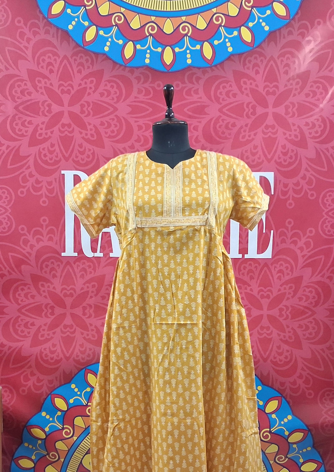 New Jaipuri Feeding Border Maxi