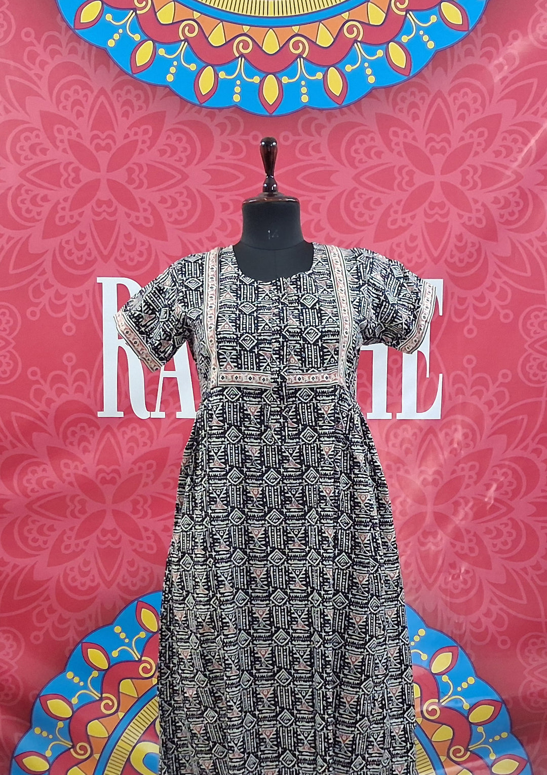 Jaipuri Border Maxi