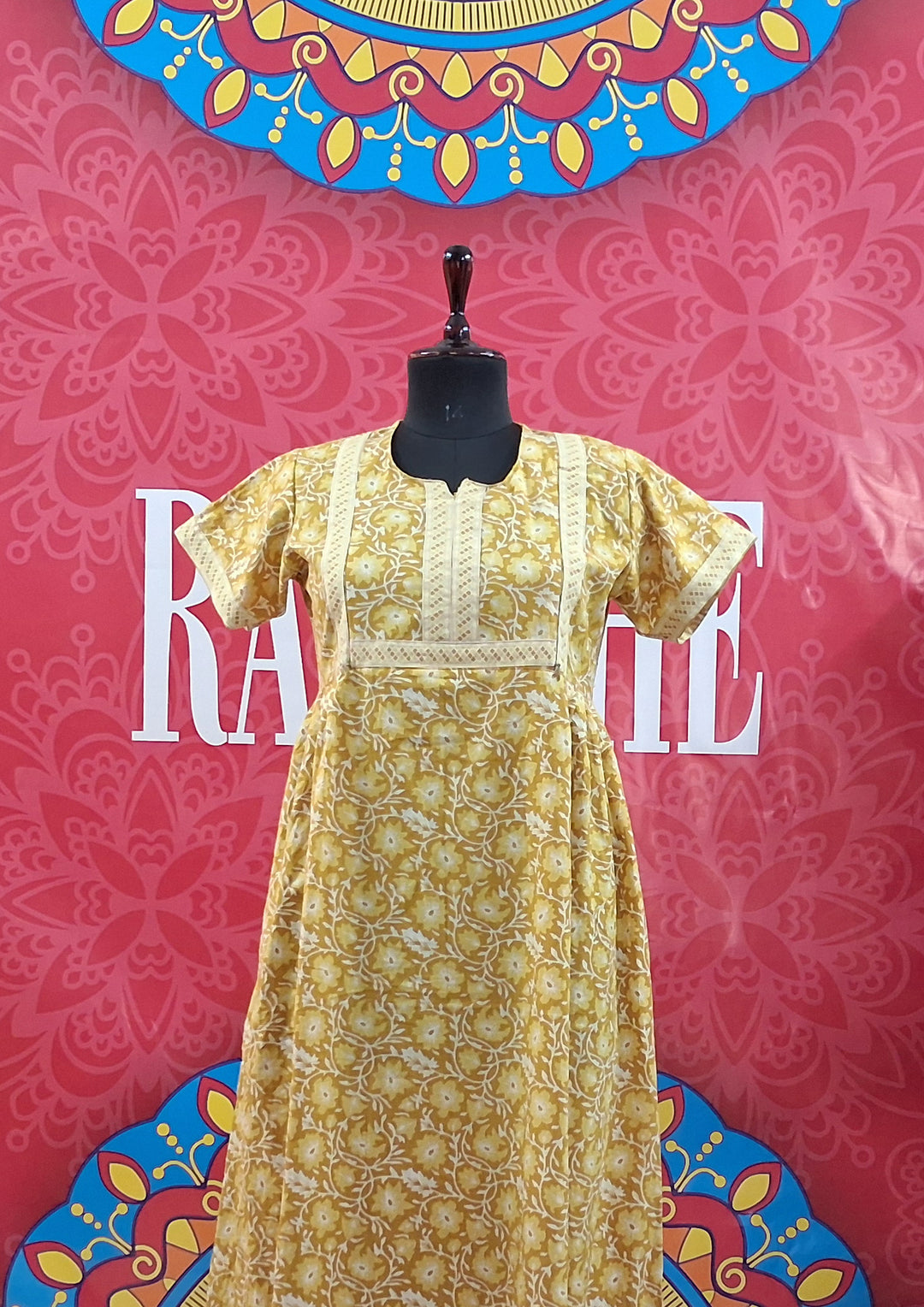 New Jaipuri Feeding Border Maxi