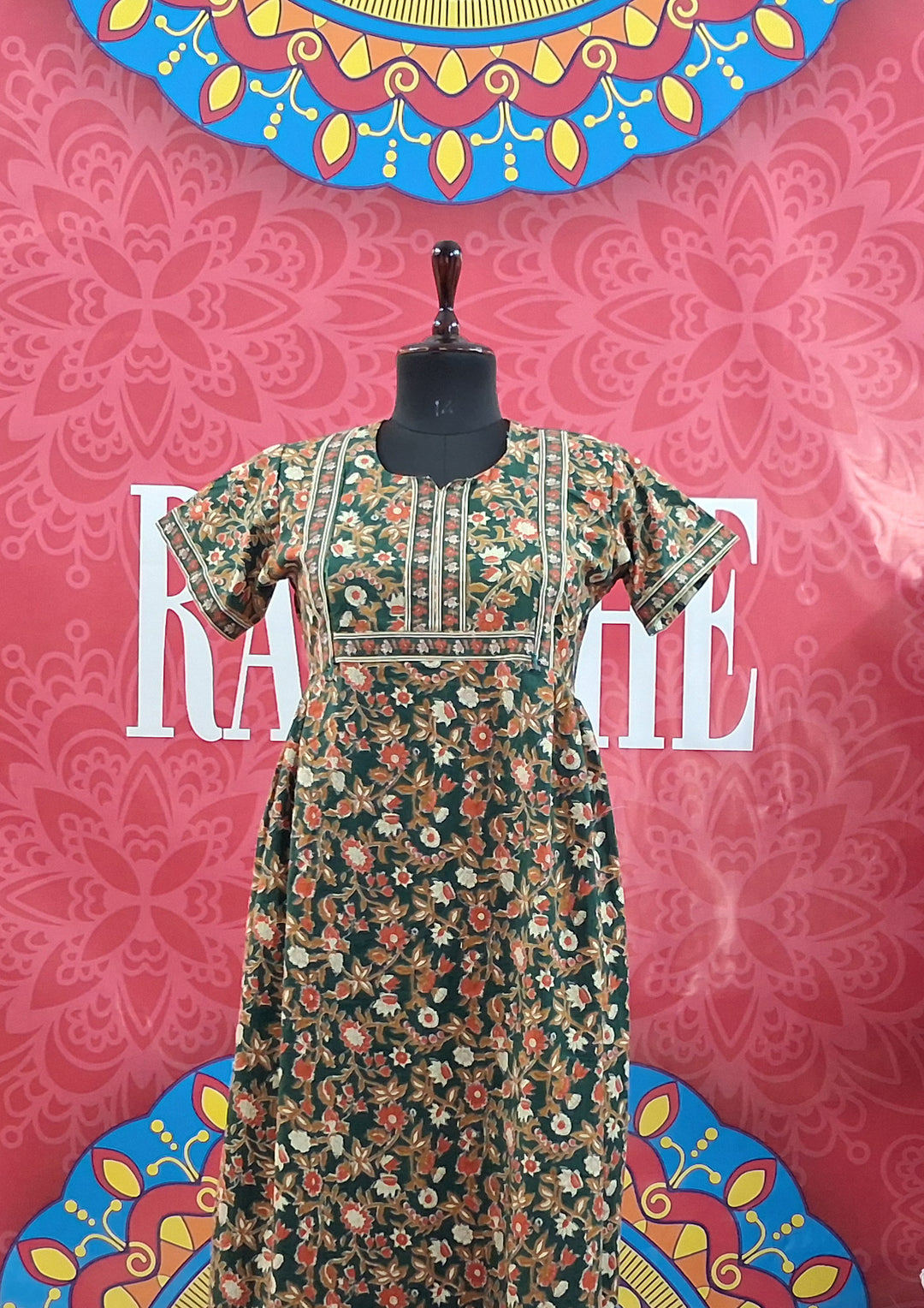 New Jaipuri Feeding Border Maxi